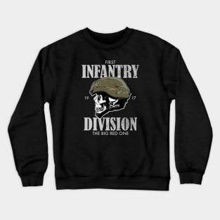 1st Infantry Division (distressed) Crewneck Sweatshirt